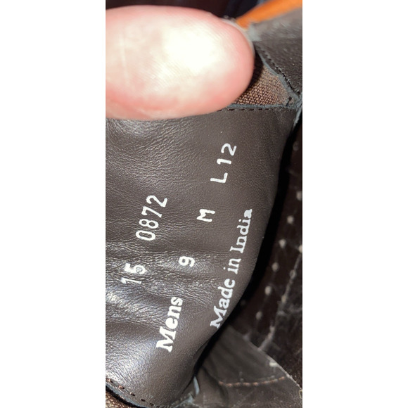 JOHNSTON & MURPHY Men's Brown Sheepskin Leather Loafers #20-3482 Size 9M - Picture 9 of 9